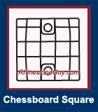 RG Chessboard Square Sew On